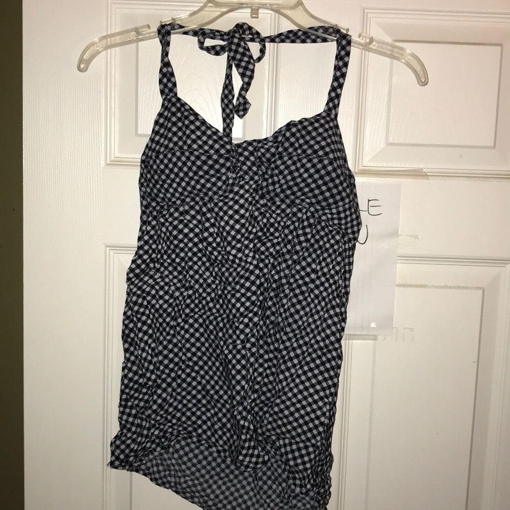 Checkered top